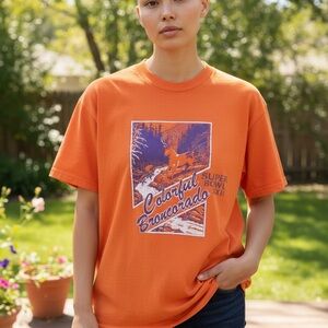 Vintage 1983 single stitch Broncorado shirt Sz Men M